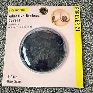 Forever 21 Black Lace Adhesive Covers